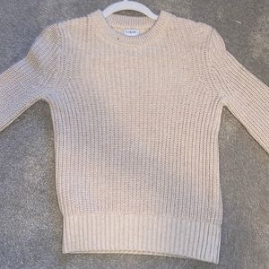 Tan J Crew sweater